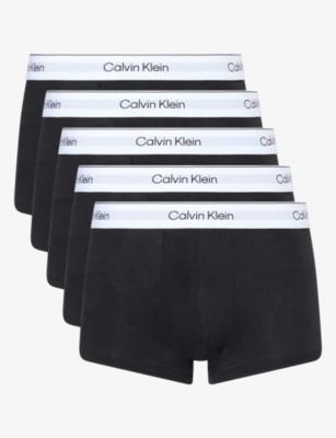 Icon Pack of Five Stretch-Cotton Trunks by CALVIN KLEIN