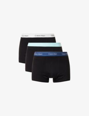 Icon Pack of Three Cotton-Jersey Trunks by CALVIN KLEIN