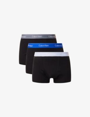 Icon Pack of Three Cotton-Jersey Trunks by CALVIN KLEIN