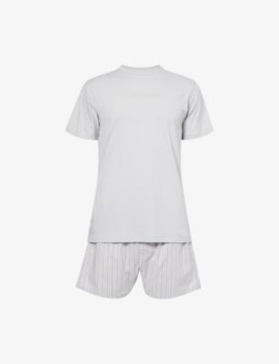 Icon Short-Sleeve Cotton Boxer Set by CALVIN KLEIN