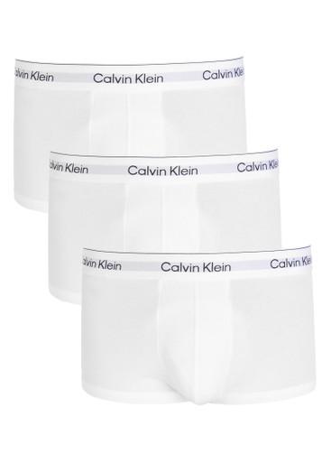 Icon low-rise stretch-cotton trunks - set of three by CALVIN KLEIN