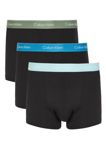 Icon stretch-cotton trunks - set of three by CALVIN KLEIN