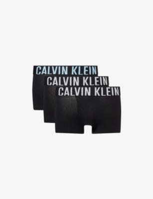Intense Power Pack Of Three Stretch-Cotton Boxer Briefs by CALVIN KLEIN
