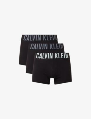 Intense Power Pack of Three Cotton-Jersey Trunks by CALVIN KLEIN