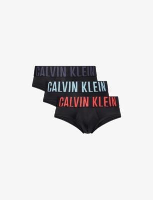 Intense Power Pack of Three Stretch-Jersey Briefs by CALVIN KLEIN