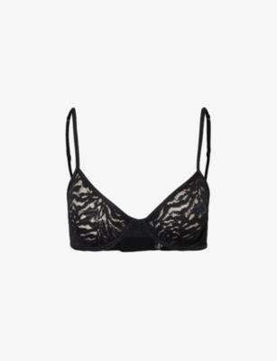 Intrinsic non-padded stretch-lace bra by CALVIN KLEIN