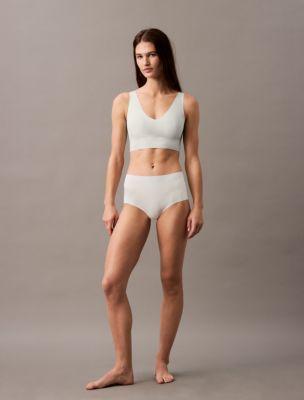 Invisibles Lightly Lined V-Neck Bralette + High Rise Brief | Calvin Klein by CALVIN KLEIN