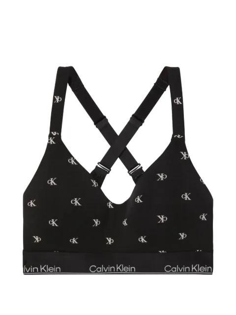 Invisibles Monogram criss-cross bra by CALVIN KLEIN