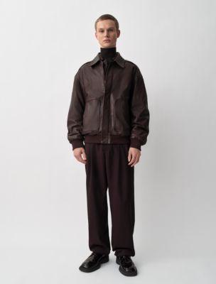 Johnson Leather Jacket by CALVIN KLEIN