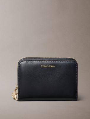 Leather Medium Zip Wallet | Calvin Klein by CALVIN KLEIN