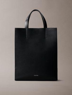 Line Leather Tote Bag | Calvin Klein by CALVIN KLEIN Line Leather Tote Bag | Calvin Klein by CALVIN KLEIN