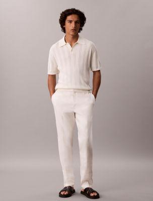 Linen Blend Pants by CALVIN KLEIN