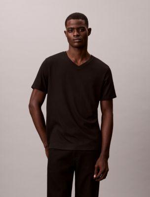 Liquid Touch Classic V Neck T-Shirt by CALVIN KLEIN