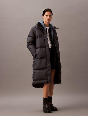 Long Down Puffer Jacket by CALVIN KLEIN