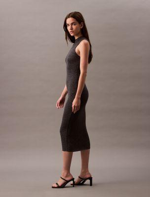 Lurex Midi Dress by CALVIN KLEIN