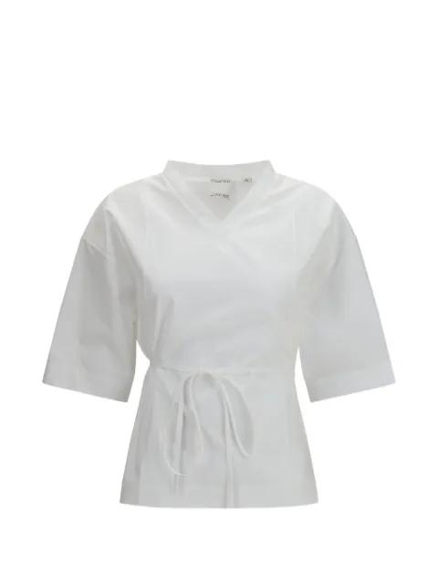 Lynn tie-waist short-sleeve shirt by CALVIN KLEIN