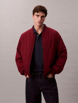 Matte Classic Bomber Jacket by CALVIN KLEIN