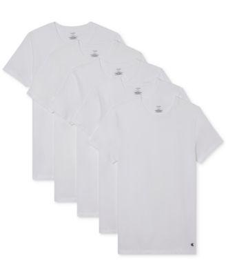 Men's 5-Pack Cotton Classics Crewneck T-Shirts by CALVIN KLEIN