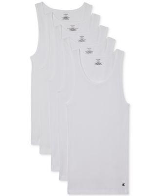 Men's 5-Pack Cotton Classics Tanks by CALVIN KLEIN