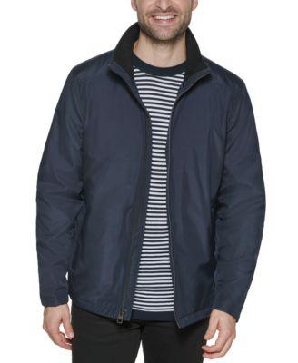 Men's Classic Midweight Stand Collar Jacket by CALVIN KLEIN