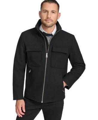 Men's Hipster Full-Zip Jacket with Zip-Out Hood by CALVIN KLEIN