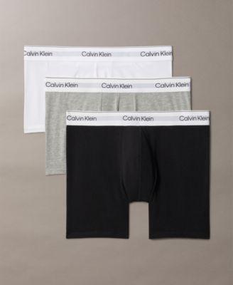 Men's Icon Cotton Stretch Boxer Briefs, 3-Pack by CALVIN KLEIN
