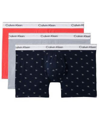 Men's Icon Cotton Stretch Low-Rise Trunks, 3-Pack by CALVIN KLEIN