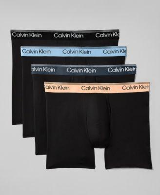 Men's Microfiber Stretch Boxer Briefs, 4-Pack by CALVIN KLEIN
