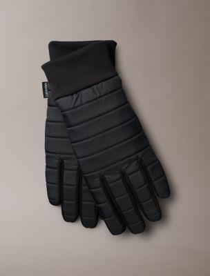 Men's Nylon Quilted Gloves by CALVIN KLEIN