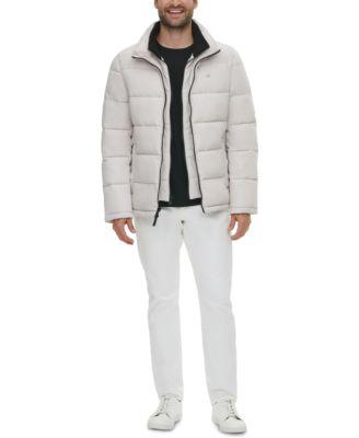 Men's Puffer With Set In Bib Detail by CALVIN KLEIN