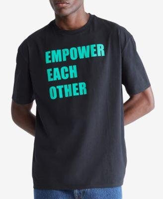 Men's Relaxed Pride Empower Each Other Graphic T-Shirt by CALVIN KLEIN