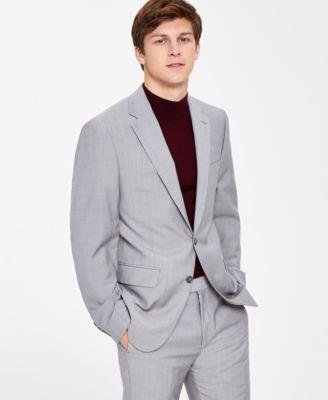 Men's Slim-Fit Wool-Blend Stretch Suit Jackets by CALVIN KLEIN