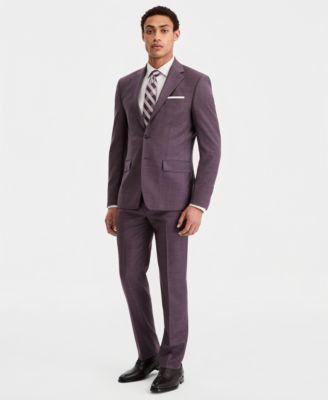 Men's Slim-Fit Wool-Blend Suit Separates by CALVIN KLEIN