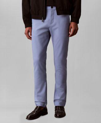 Men's Slim Stretch Cotton Pants by CALVIN KLEIN