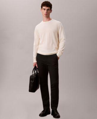 Men's Slim Stretch Cotton Pants by CALVIN KLEIN