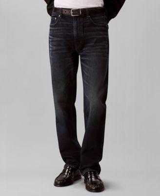 Men's Straight-Fit Stretch Denim Jeans by CALVIN KLEIN