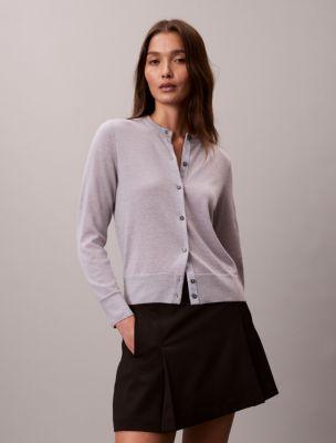 Merino Wool Cardigan by CALVIN KLEIN