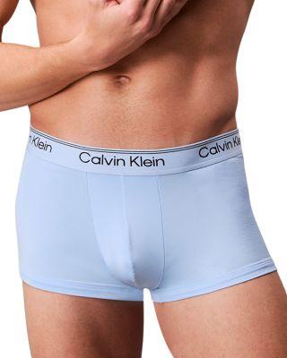 Microfiber Stretch Low Rise Trunks by CALVIN KLEIN