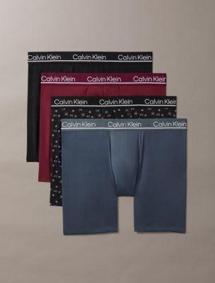 Microfiber Stretch Plus 4-Pack Boxer Brief by CALVIN KLEIN