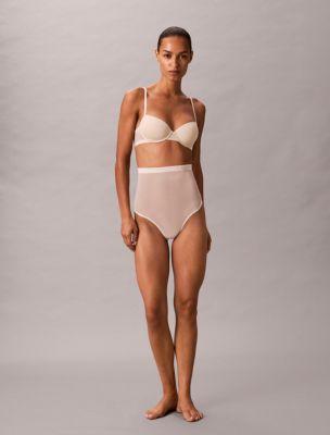 Minimalist Mesh High Waist Thong by CALVIN KLEIN