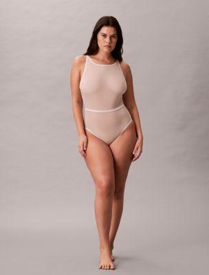 Minimalist Mesh Shapewear Bodysuit by CALVIN KLEIN