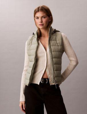 Mixed Media Puffer Vest by CALVIN KLEIN