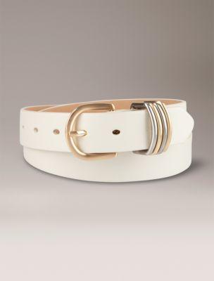 Mixed Metal Loops Belt by CALVIN KLEIN