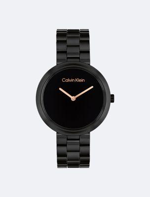 Monochromatic Ceramic Case Watch by CALVIN KLEIN