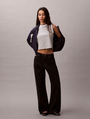 Monogram Cropped Muscle Tank by CALVIN KLEIN
