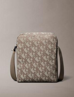 Monogram Jacquard Reporter Bag | Calvin Klein by CALVIN KLEIN