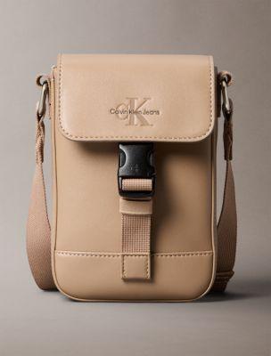 Monogram Logo Flap Phone Crossbody Bag | Calvin Klein by CALVIN KLEIN
