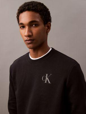 Monogram Logo Fleece Crewneck Sweatshirt by CALVIN KLEIN