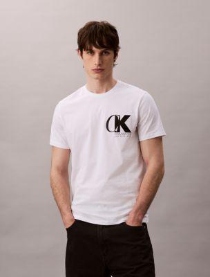 Monogram Logo Macro Sport Graphic Classic T-Shirt by CALVIN KLEIN