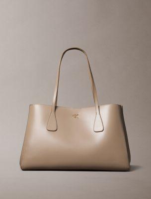 Monogram Snap Large Tote Bag | Calvin Klein by CALVIN KLEIN